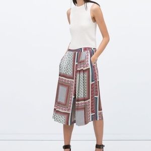 Zara High Waisted Culottes